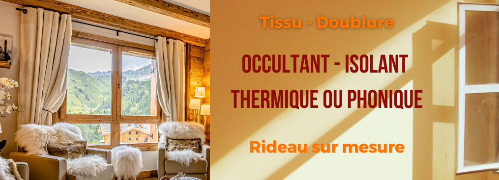 rideaux et tissus isolants